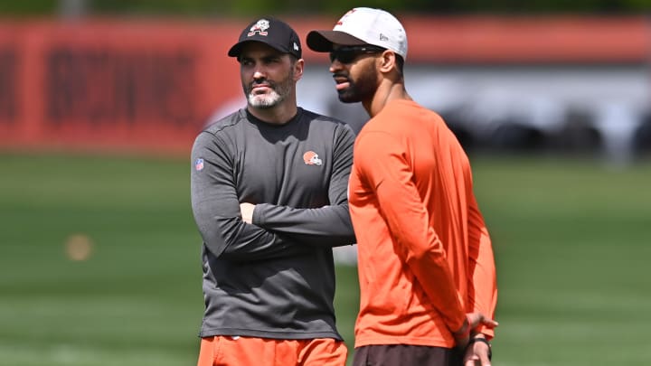 Cleveland Browns head coach Kevin Stefanski, general manager Andrew Berry 