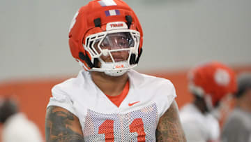 Clemson defensive lineman Peter Woods (11) during Clemson football first fall 2025 practice at the Allen N. Reeves Football Complex in Clemson, S.C. Thursday, July 31, 2025.