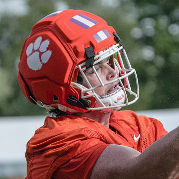 Clemson Tigers tight end Ian Schieffelin begins his first season of football after four years of college basketball.