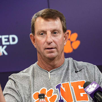 Why not Clemson? Clemson Tigers head coach Dabo Swinney thinks his 2025 squad can be the first 16-0 college football team. 