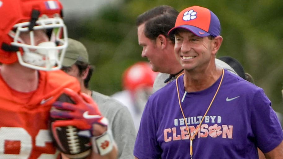 Clemson football coach Dabo Swinney