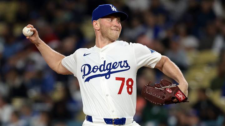 Los Angeles Dodgers relief pitcher Ben Casparius.