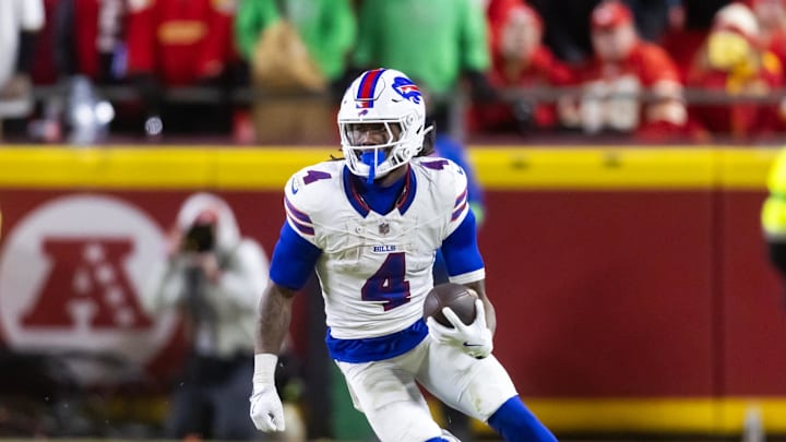 Buffalo Bills running back James Cook has been looking for a sizable new contract this offseason. Buffalo Bills running back James Cook has been looking for a sizable new contract this offseason.
