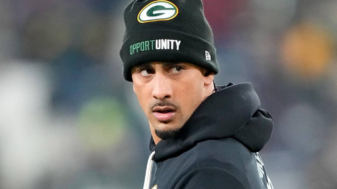 Dec 27, 2025; Green Bay, Wisconsin, USA; Green Bay Packers quarterback Jordan Love (10) is seen prior to the game against the Baltimore Ravens at Lambeau Field. Mandatory Credit: Jeff Hanisch-Imagn Images