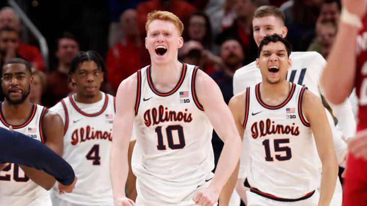 The Illinois Fighting Illini are the No. 4 seed in the South region vs. the 13-seeded Chattanooga Mocs.