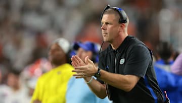 Florida Gators head coach Billy Napier 