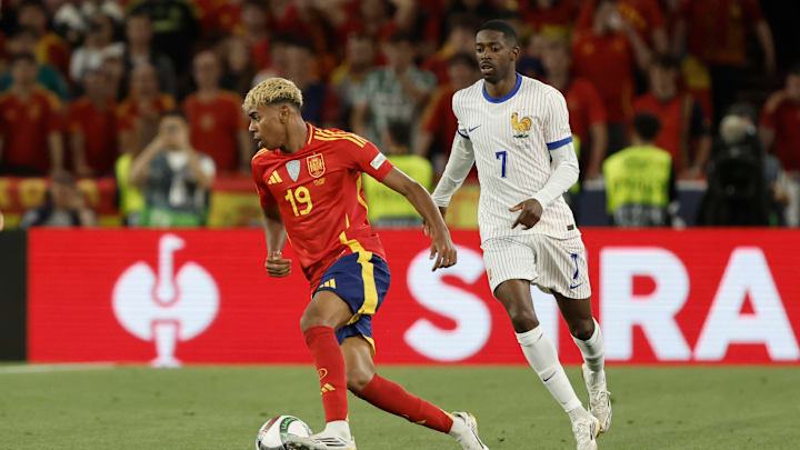 lamine Yamal y Ousmane Dembélé