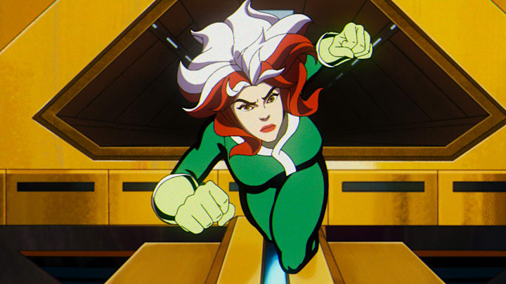 Rogue (voiced by Lenore Zann) in Marvel Animation's X-MEN '97. Photo courtesy of Marvel Animation. © 2024 MARVEL.