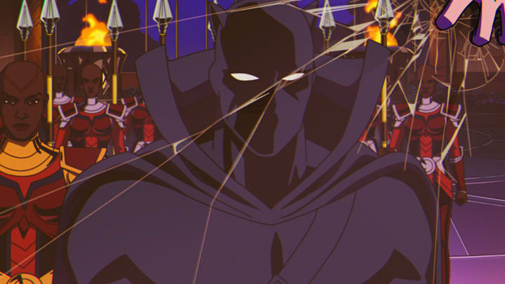 Black Panther in Marvel Animation's X-MEN '97. Photo courtesy of Marvel Animation. © 2024 MARVEL.