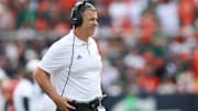 Miami head coach Mario Cristobal.