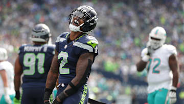 Rayshawn Jenkins of the Seattle Seahawks