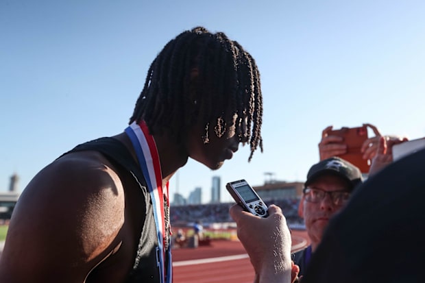 High school track and field, Texas. 