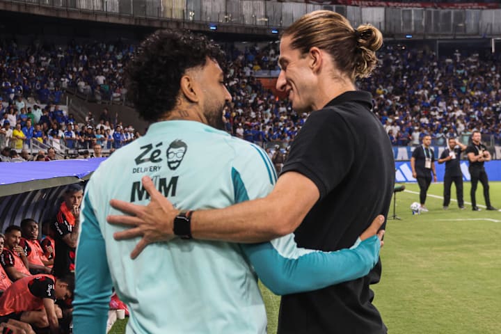 Gabigol enfrentou o seu ex-clube, o Flamengo, no Mineirão