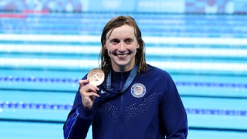 With a bronze in the 400M freestyle on Sunday, Katie Ledecky is now just one medal away from tying Jenny Thompson, Dara Torres, and Natalie Coughlin for the most female Olympic swimming medals of all-time