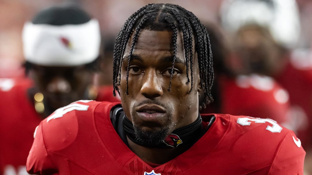 Arizona Cardinals safety Jalen Thompson against the Kansas City Chiefs during a preseason NFL game at State Farm Stadium. 