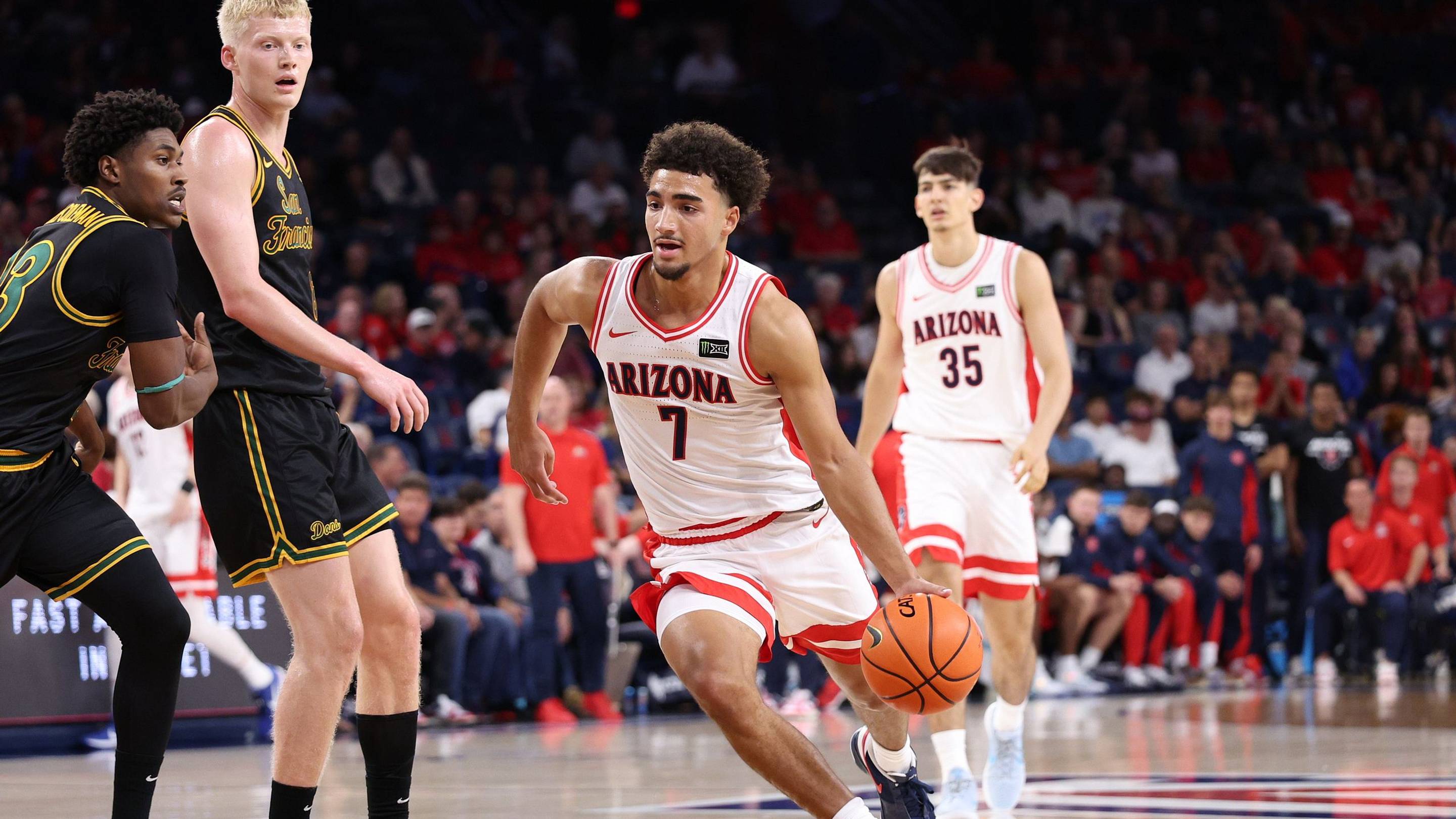 Arizona Wildcats guard Derek Dixon (7). | Photo courtesy of Arizona University Athletics
