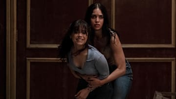 Jenna Ortega (“Tara Carpenter”), left, and Melissa Barrera (“Sam Carpenter” star in Paramount Pictures and Spyglass Media Group's "Scream VI."
