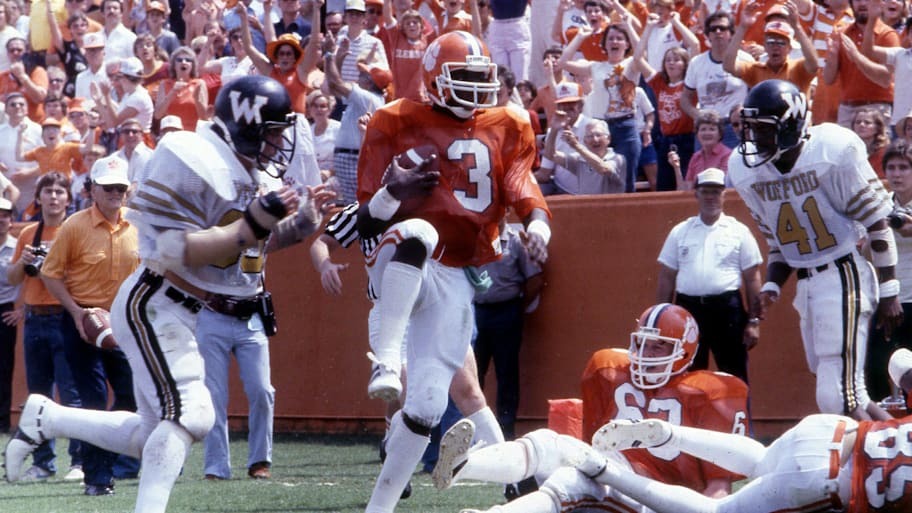 Clemson QB Homer Jordan plays against Wofford.