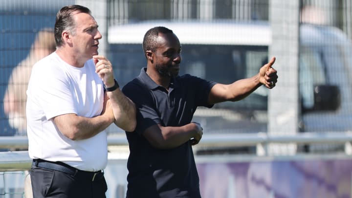 Marc Wilmots und Ben Manga