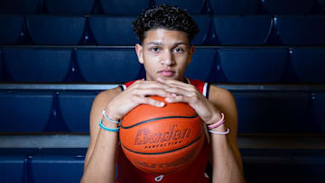 Veterans Memorial junior Billy White III is the All-South Texas Boys Basketball MVP on April 3, 2025, in Corpus Christi, Texas.