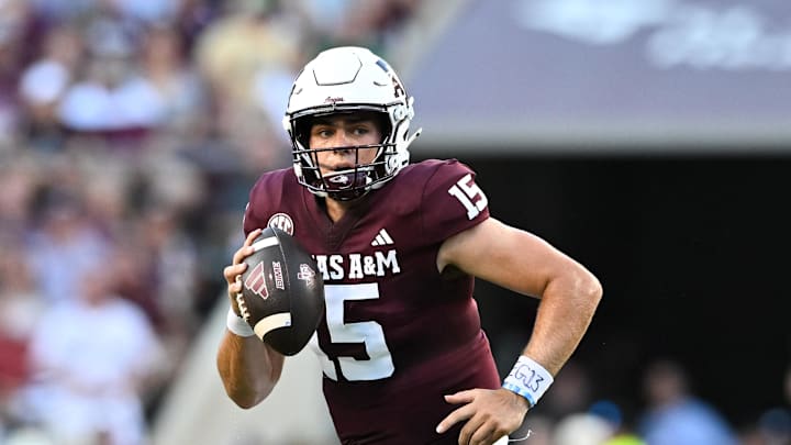 Texas A&M Aggies quarterback Conner Weigman has been inconsistent early in the 2024 season.