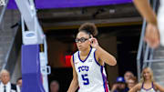 Olivia Miles guided TCU to a win over Sam Houston on Sunday. 