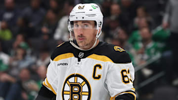 Boston Bruins Brad Marchand could become an enticing depth option for the Toronto Maple Leafs this season.