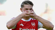 Viktor Gyökeres scored his first goal for Arsenal on the day.