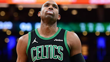 Former Boston Celtics center Al Horford (42) during the second half against the Brooklyn Nets at TD Garden.
