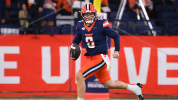 In week one, Syracuse football QB Kyle McCord threw for a career-high in yards. A national writer lauds the 4-star transfer.