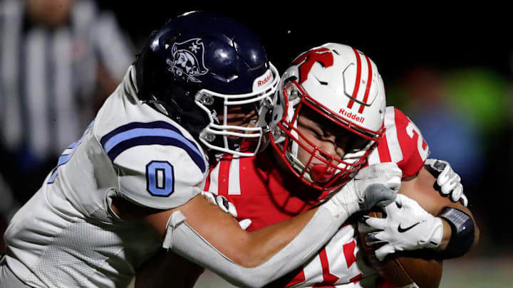 Bay Port senior defensive end Brock Gauthier (0) is one of 25 nominees for Wisconsin High School Football's 2025 Defensive Player of the Year. Bay Port senior defensive end Brock Gauthier (0) is one of 25 nominees for Wisconsin High School Football's 2025 Defensive Player of the Year.