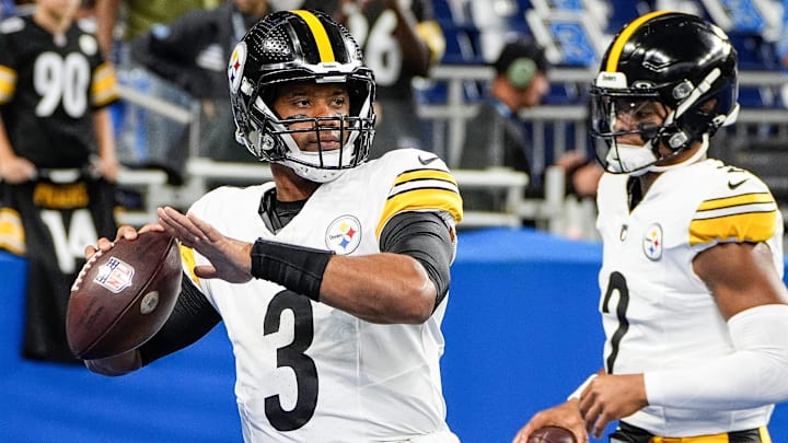 Pittsburgh Steelers quarterback Russell Wilson is expected to miss Sunday's game against the Atlanta Falcons.