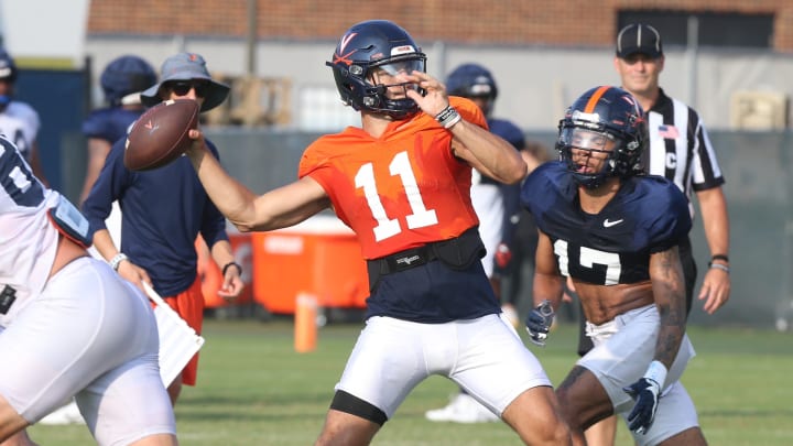 Tony Muskett and Anthony Colandrea are battling for Virginia's starting quarterback job, but what other starting positions are up for grabs during fall camp?