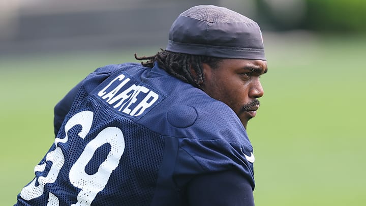 Carolina Panthers offensive lineman Ja'Tyre Carter