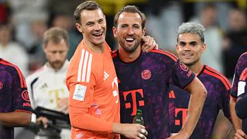 Sorgte für klare Verhältnisse abseits des Rasens: Bayern-Torjäger Harry Kane hier gemeinsam mit Manuel Neuer
