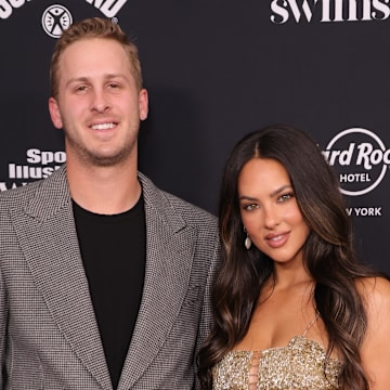 Jared Goff and Christen Harper