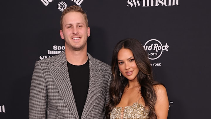 Jared Goff and Christen Harper