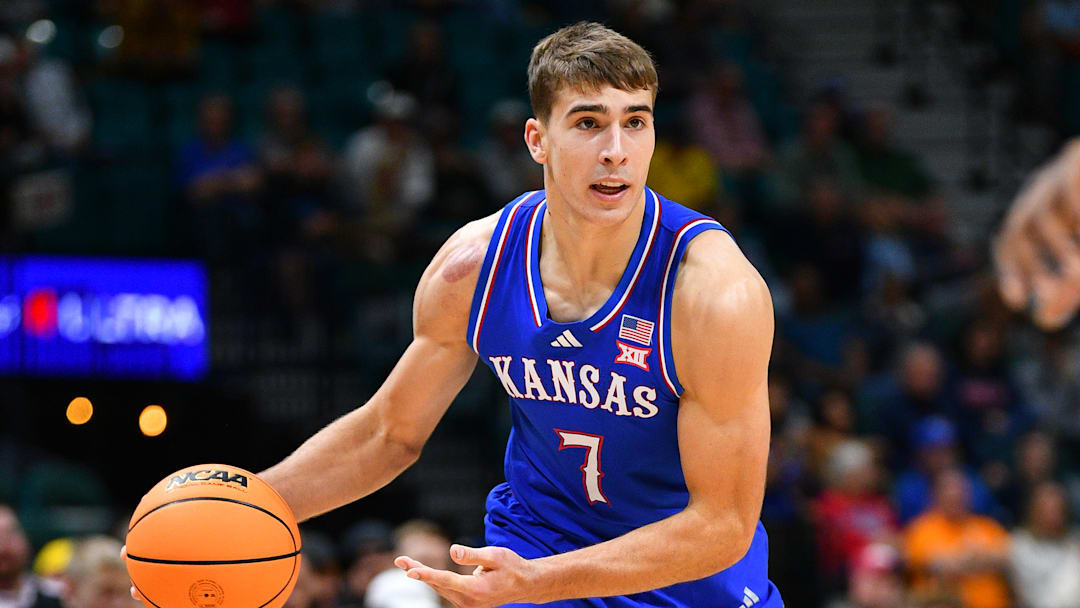 Kansas basketball player Kohl Rosario Kansas basketball player Kohl Rosario