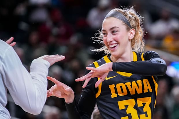 Iowa Hawkeyes guard Lucy Olsen