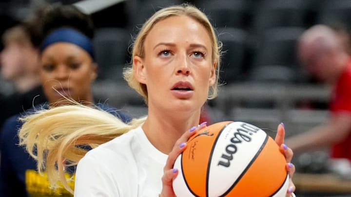 Fever guard Sophie Cunningham was not shy to criticize WNBA referees last season. Fever guard Sophie Cunningham was not shy to criticize WNBA referees last season.