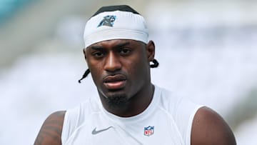 Carolina Panthers wide receiver Xavier Legette