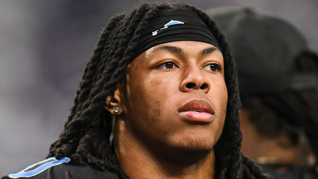 Detroit Lions running back Jahmyr Gibbs 