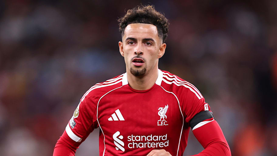 Liverpool midfielder Curtis Jones