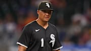 Chicago White Sox manager Will Venable (1) against the Atlanta Braves at Truist Park. 
