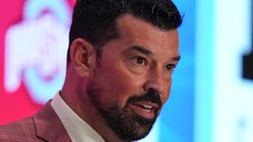 Ohio State Buckeyes football coach Ryan Day brought Maxx Crosby to Columbus after calls for his job at OSU