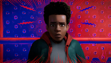 Miles Morales in Sony Pictures Animation's SPIDER-MAN: INTO THE SPIDER-VERSE.
