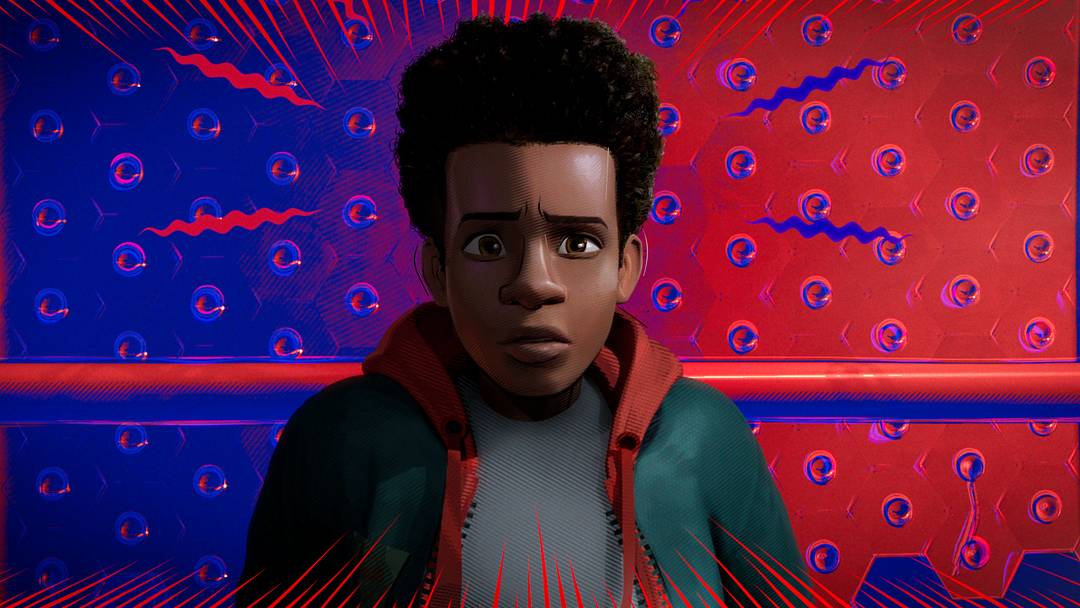 Miles Morales in Sony Pictures Animation's SPIDER-MAN: INTO THE SPIDER-VERSE.
