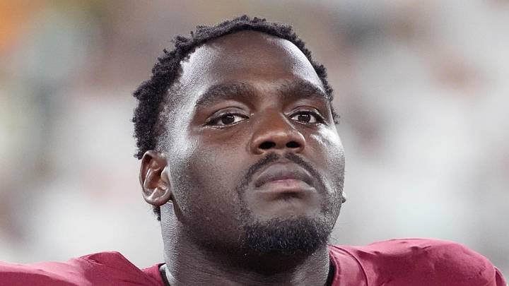 Washington Commanders offensive lineman Chris Paul 