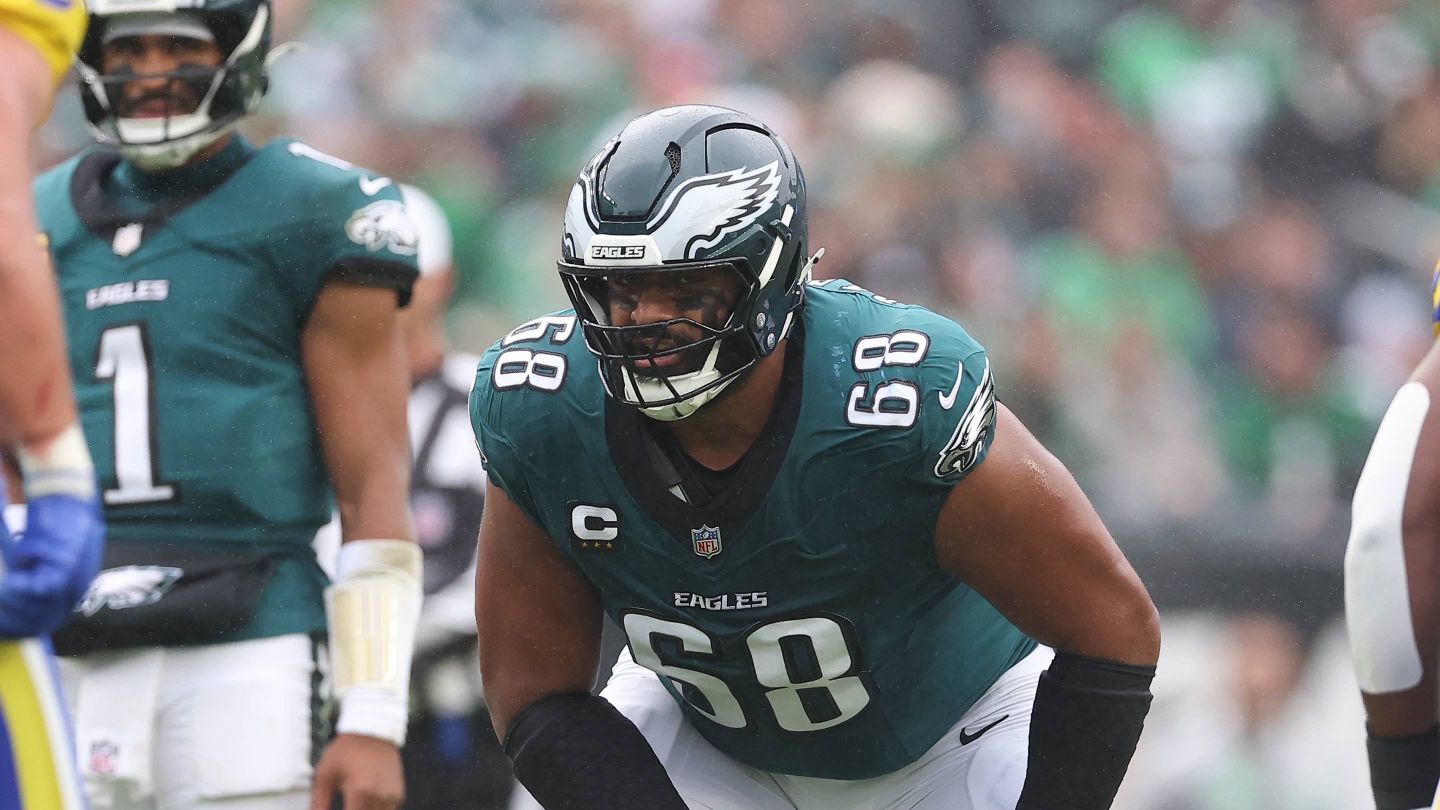 Jordan Mailata Is Holding The Eagles Young Offensive Linemen To A High Standard