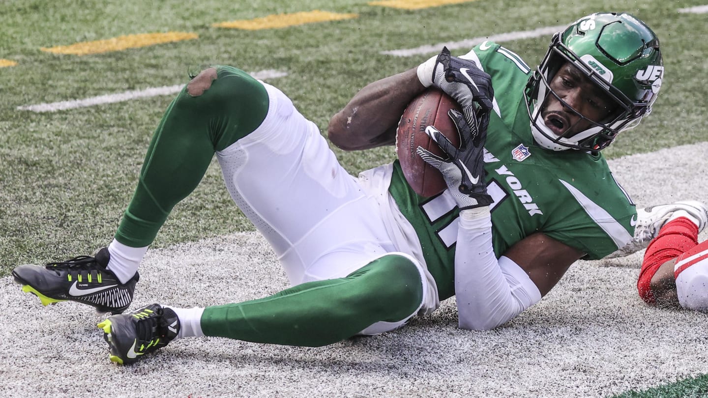 New York Jets WR Denzel Mims to miss opener with injured hamstring - ABC7  New York